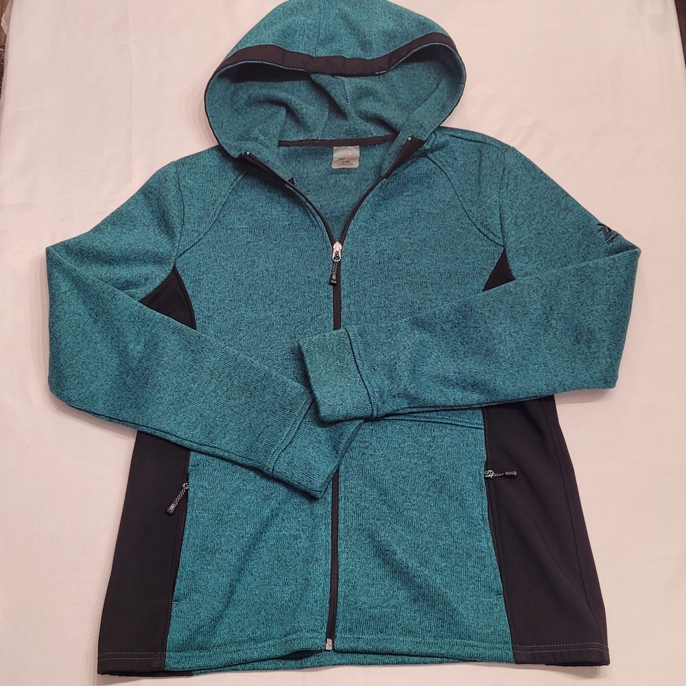 ZeroXposur Teal & Black Full Zip Hooded Jacket – Women’s Large